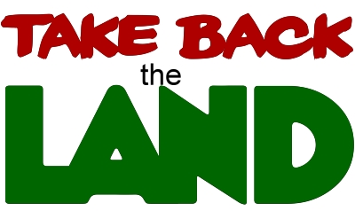 take back the land logo