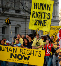 The United Workers is a human rights organization led by low-wage workers. We are leading the fight for fair development, which respects human rights, maximizes public benefits and is sustainable.