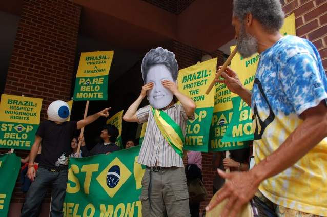 Protest Against Belo Monte Dam in Washington DC