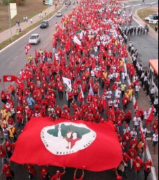 MST March in Brasilia